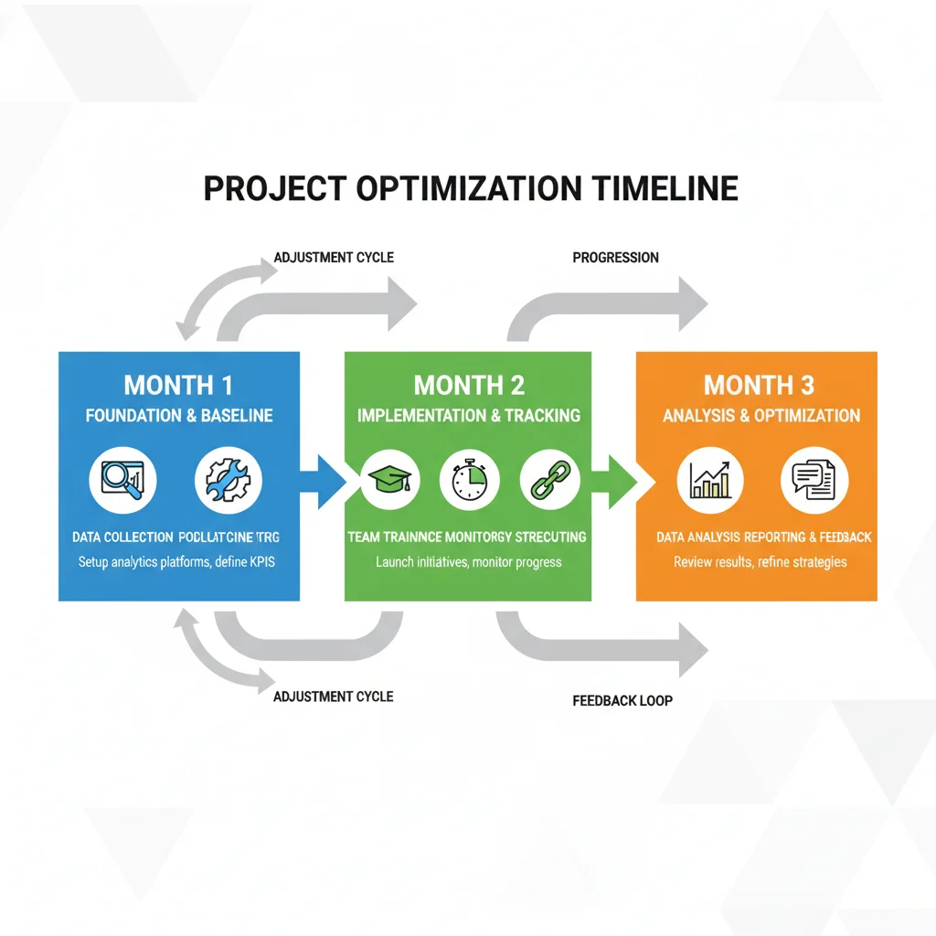 Three-Month Sales Enablement ROI Framework Timeline