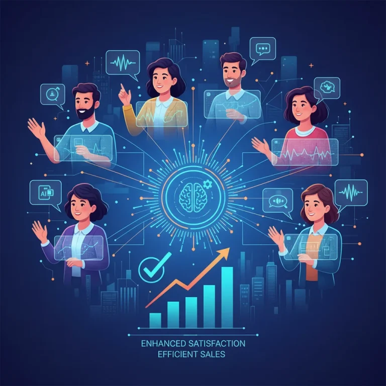 Conversational AI enhancing customer satisfaction in sales processes