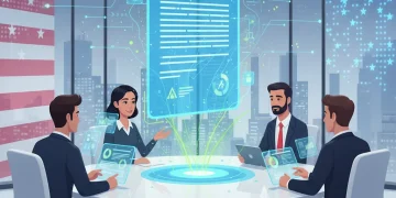 Sales team using digital contract management software to close deals faster.