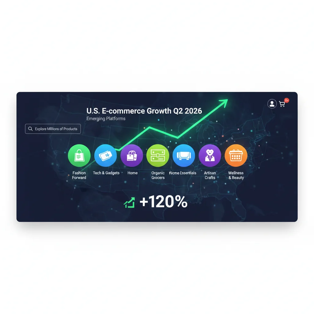 Emerging E-commerce Platforms US 2026 Q2: Analyzing 15% Growth