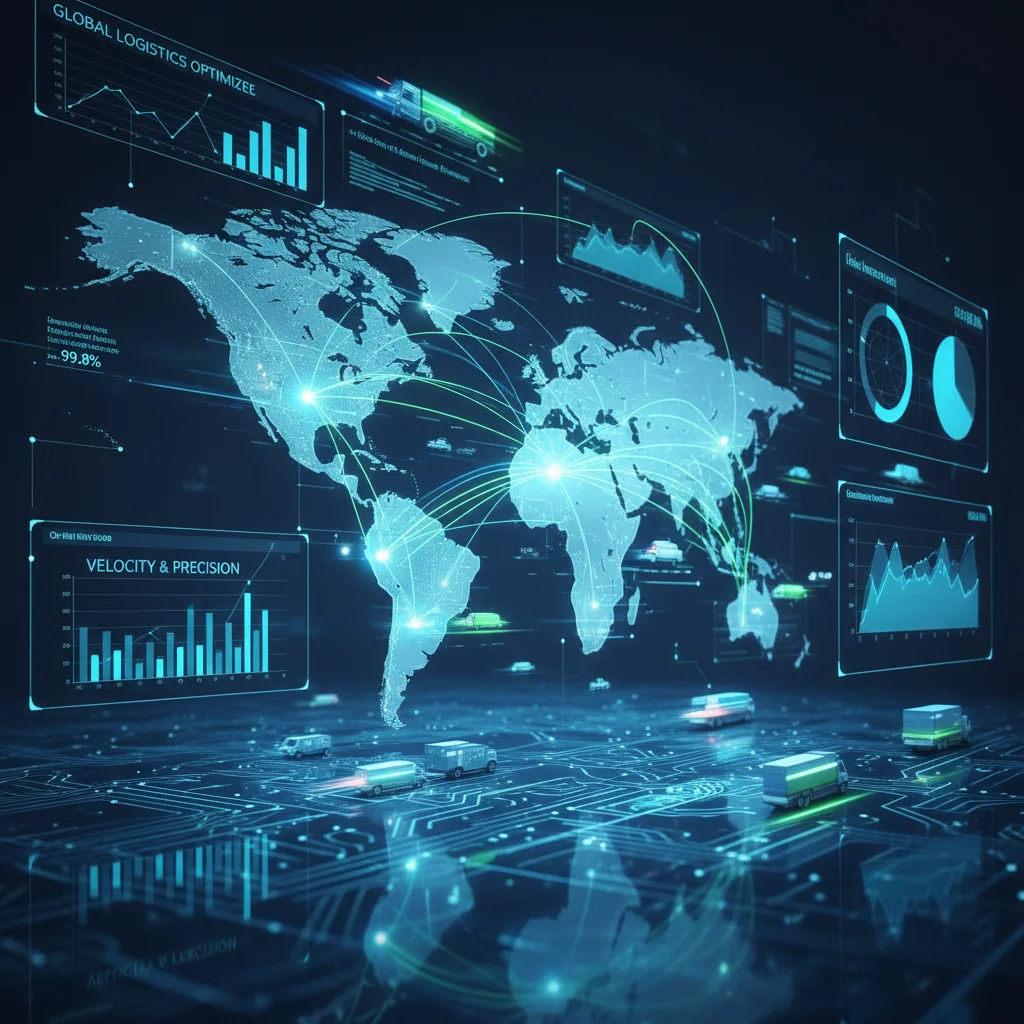 Complex supply chain network with data analytics for logistics optimization