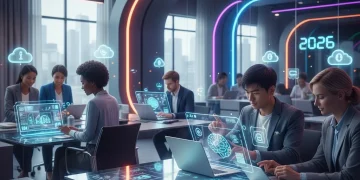 Sales professionals using microlearning modules on digital devices, demonstrating enhanced knowledge retention and sales effectiveness.