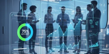 Sales content optimization dashboard displaying metrics and team collaboration