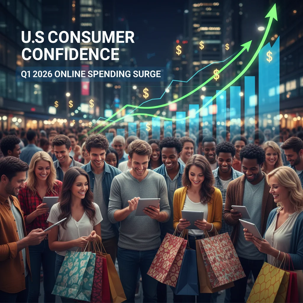 US Consumer Confidence 2026: Impact on Online Spending Q1