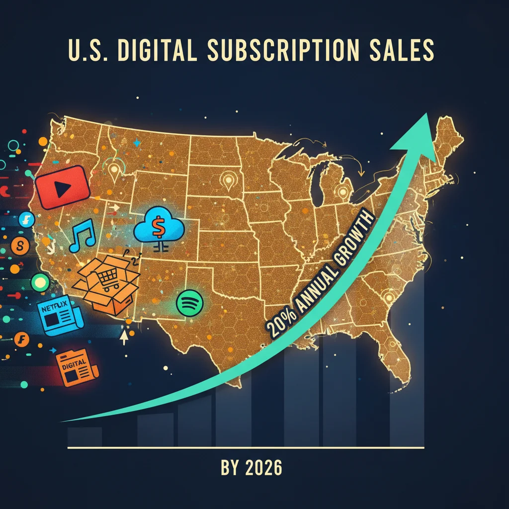 Subscription Models U.S. Digital Sales 2026: 20% Growth Deep Dive