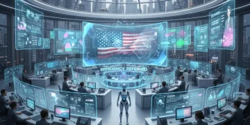 AI-powered customer service center with agents and virtual assistants