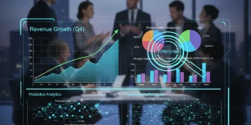 Predictive analytics dashboard identifying key sales opportunities for business growth.